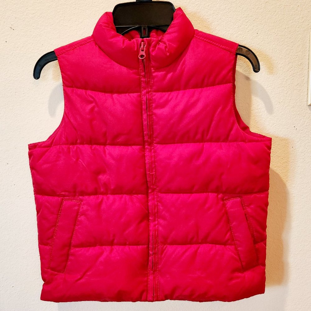 OLD NAVY Unisex Kids Puffer Vest Red Small (5)